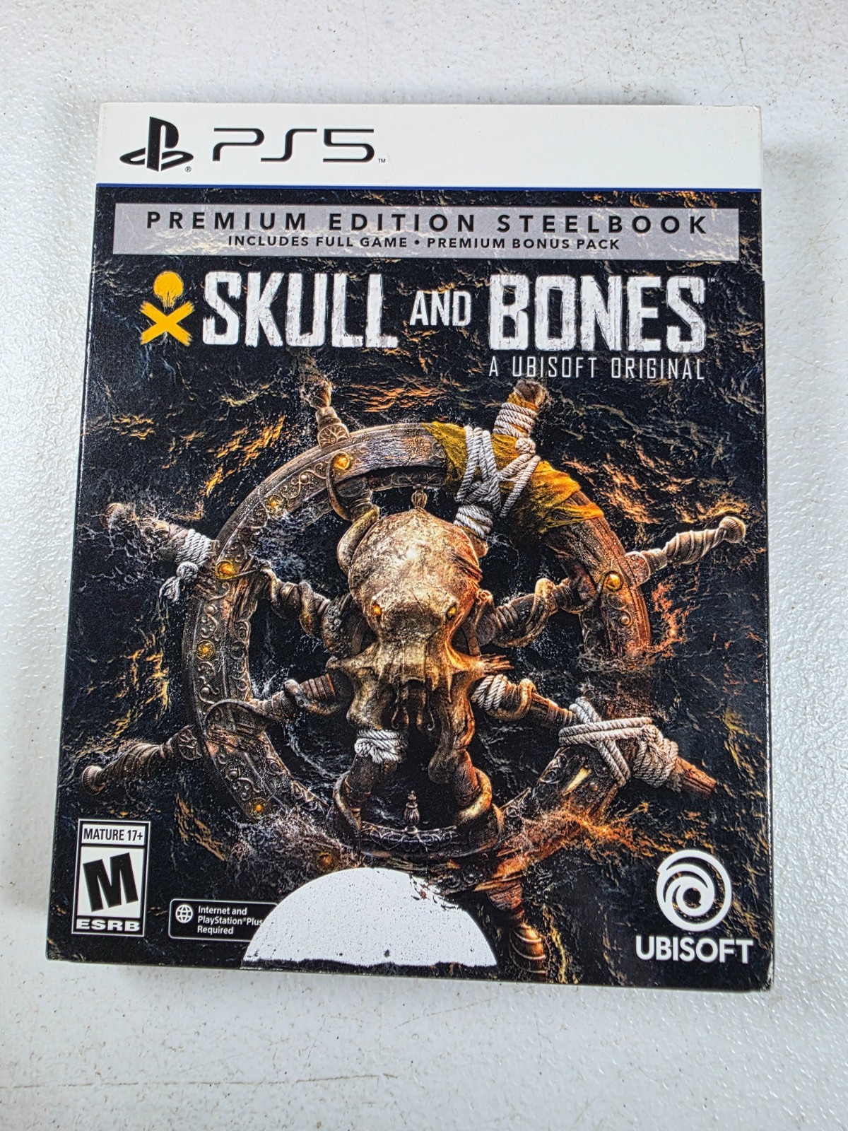 Skull and Bones Premium Edition Steelbook PS5 PlayStation 5 Game Ubisoft