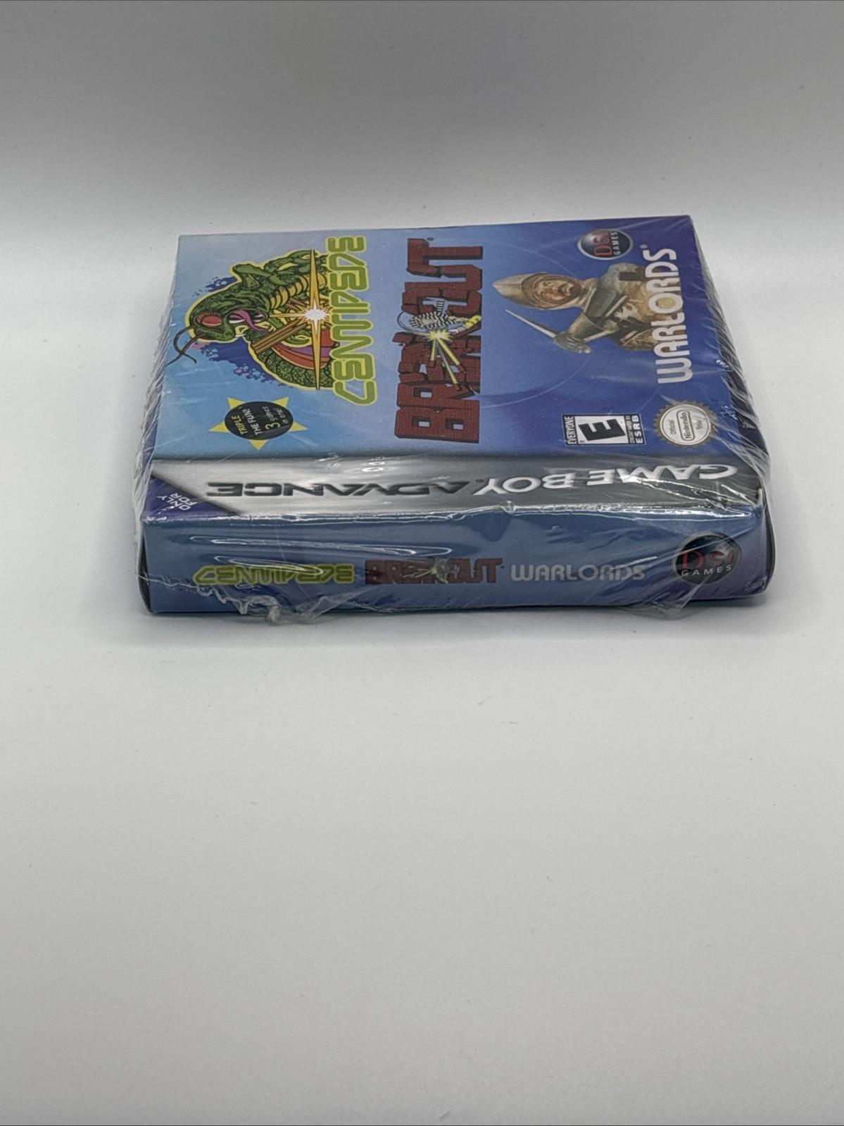 Breakout/Centipede/Warlords & Risk/Battleship GameBoy Advance Factory Sealed