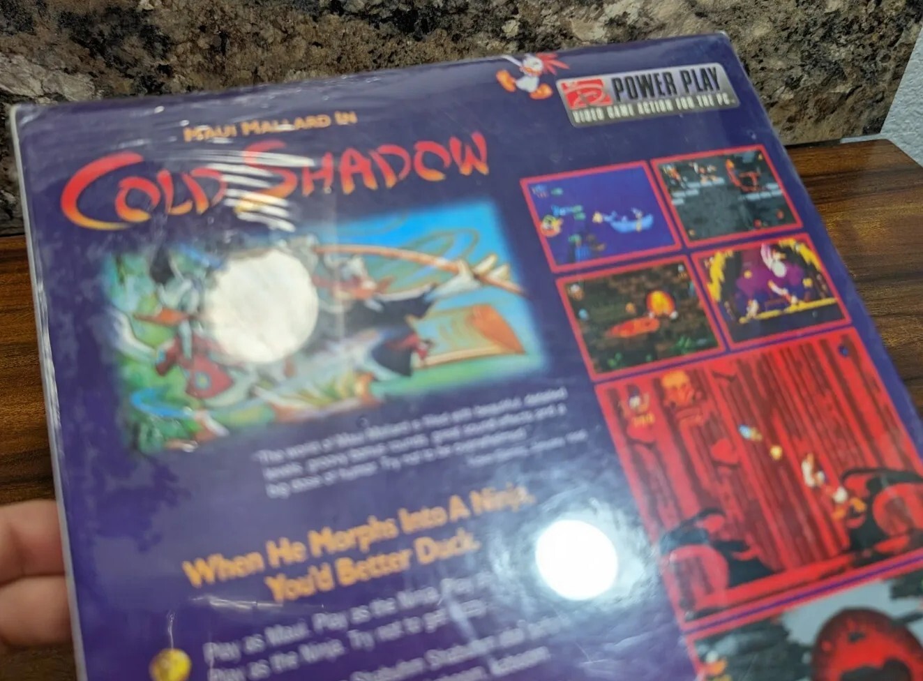New Maui Mallard Cold Shadow Disney Interactive Big Box PC Game Windows Sealed