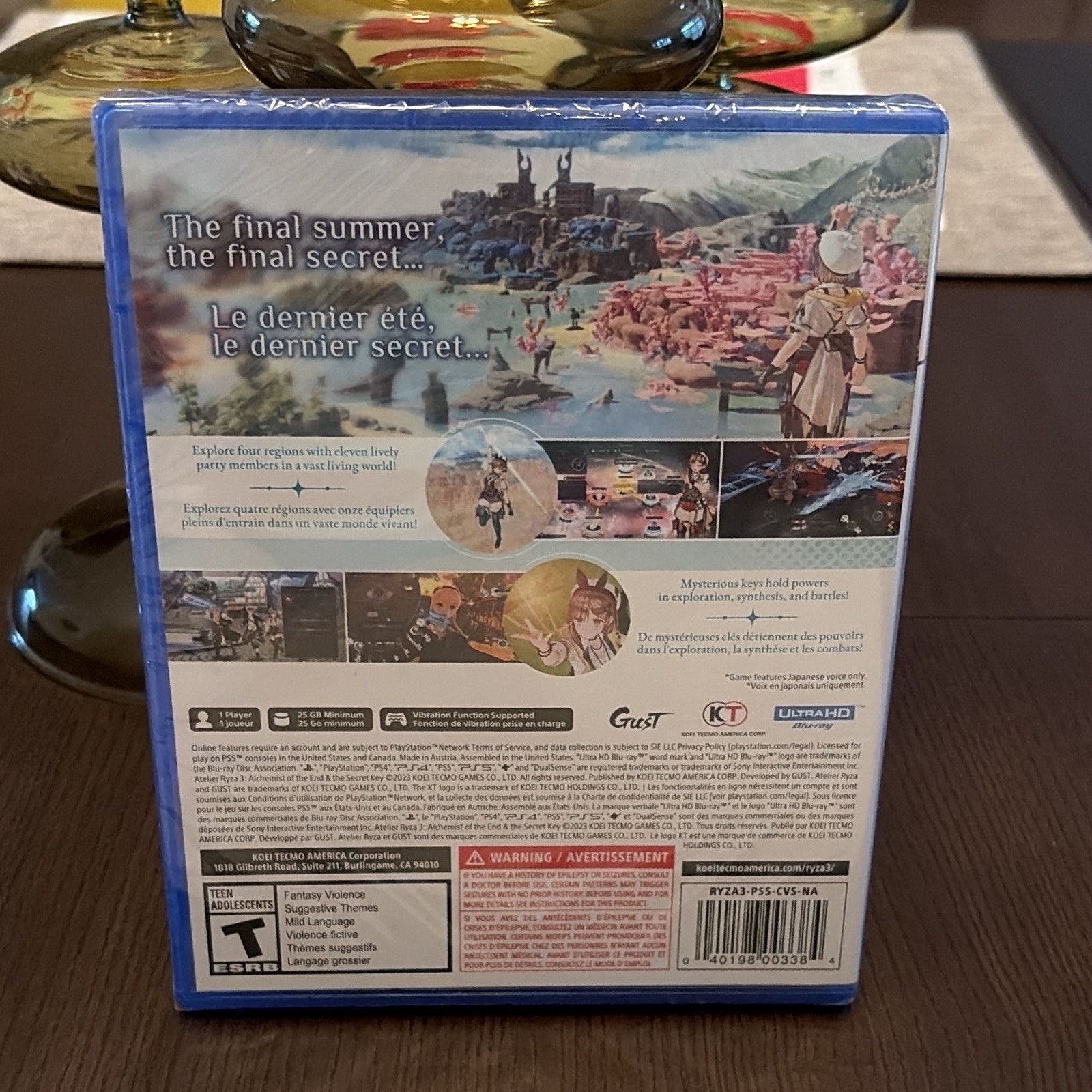 KOEI TECMO Atelier Ryza 3 PS5 RPG Fantasy Ultra HD Vibration T NTSC-U/C