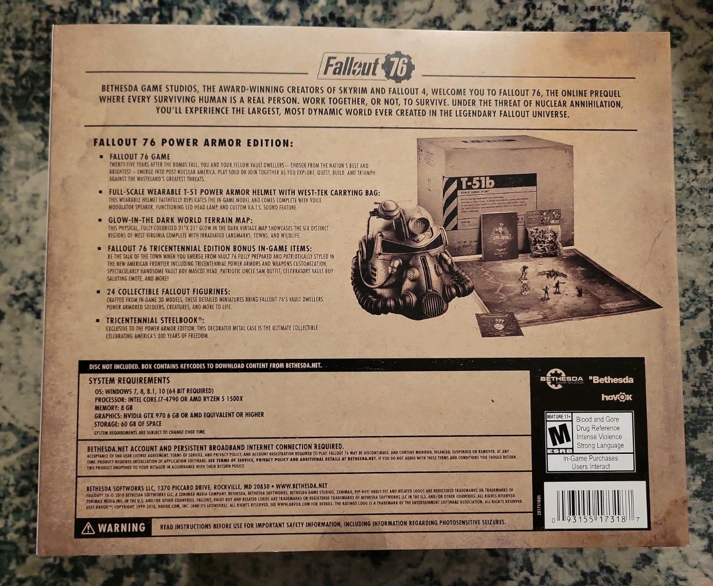 Fallout 76 (PC, 2018, Power Armor Edition) Brand New – Sealed