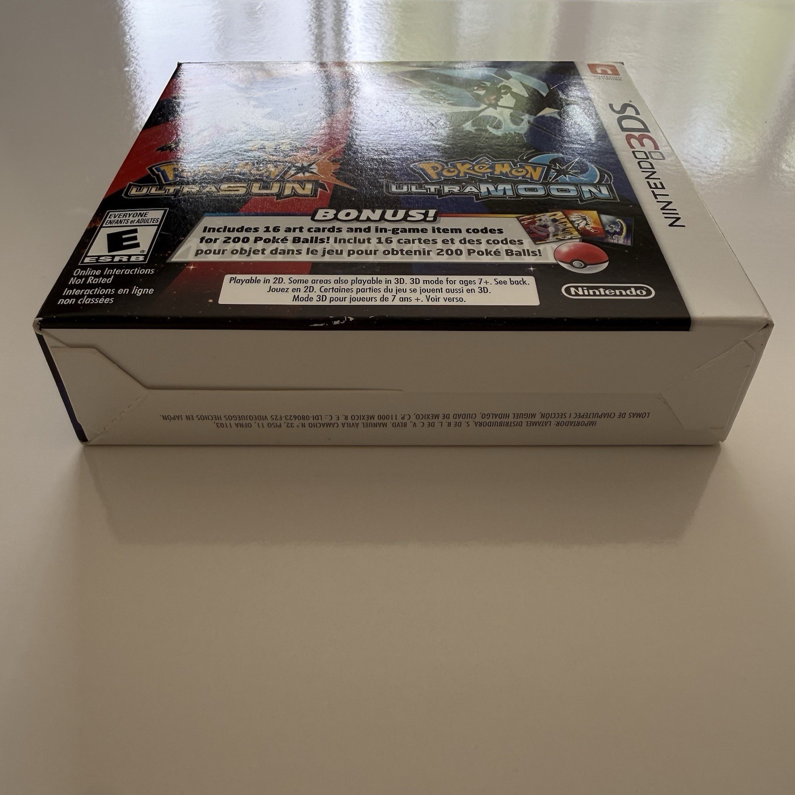 Pokemon Ultra Sun&Pokemon Ultra Moon Dual Pack Nintendo 3DS Complete in Big Box