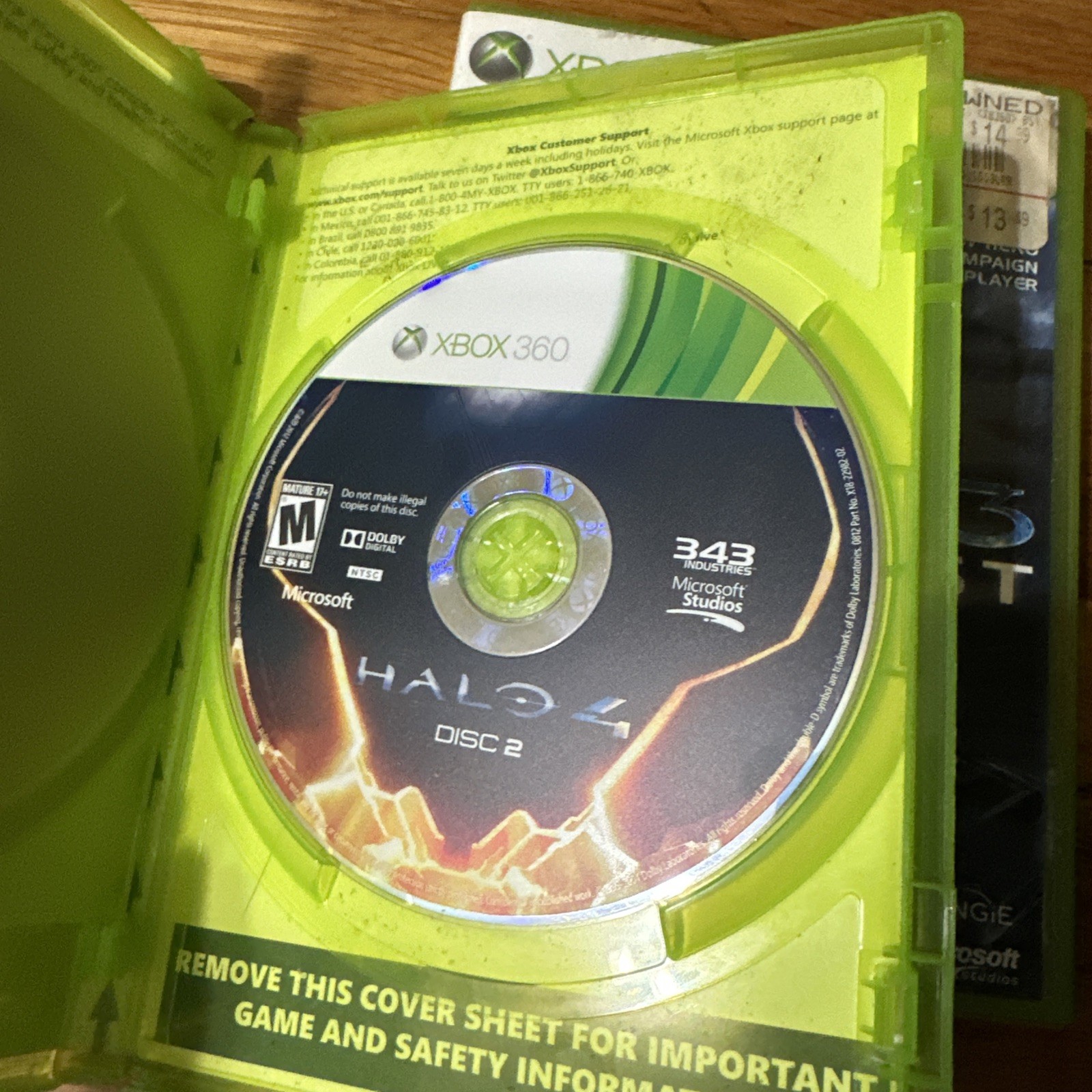 Lot of 3 Halo 3, Halo 3: ODST, and Halo 4 Xbox 360 Bungie – Tested