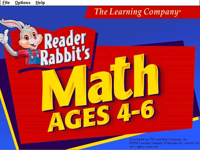 READER RABBIT’S MATH AGES 4-6 V3 1998 +1Clk Windows 11 10 8 7 Vista XP Install
