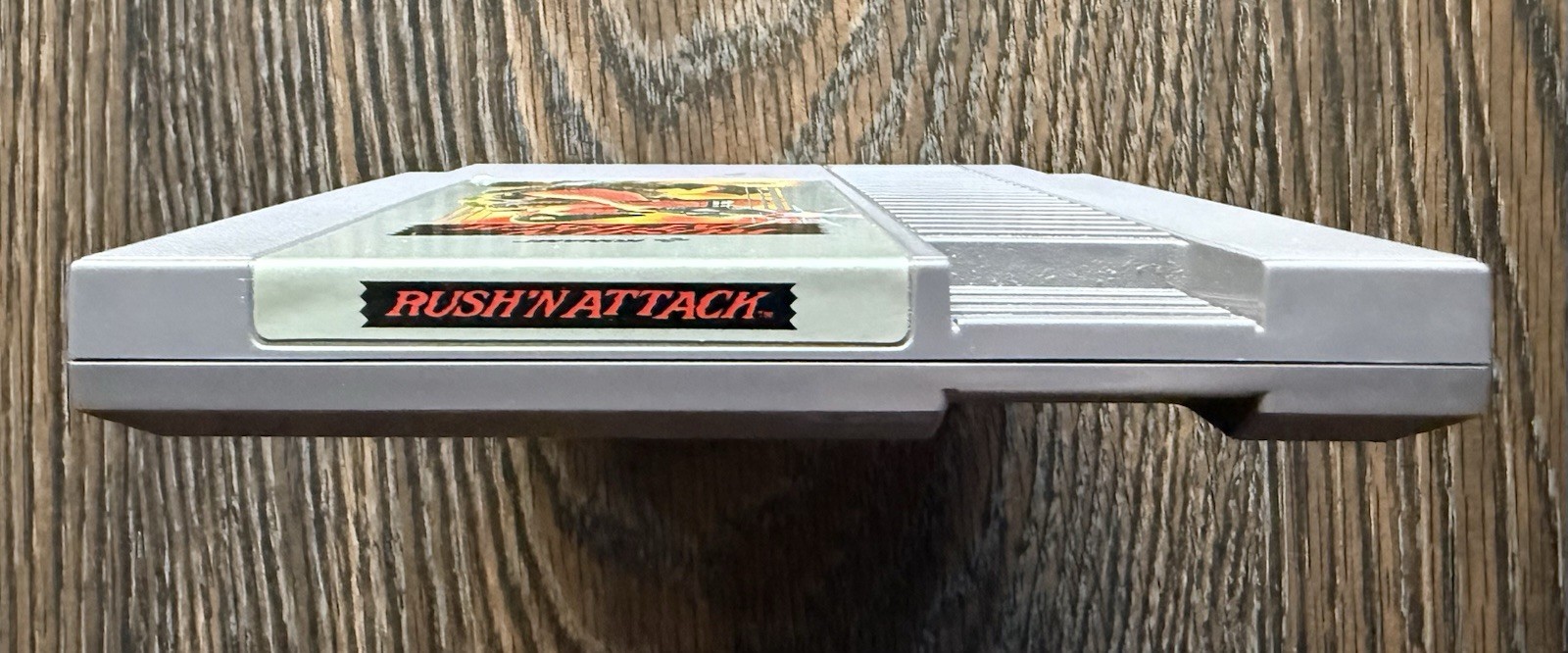 Rush’n Attack Complete in Box CIB 5-Screw Hangtab (Nintendo, NES 1987) 🔥