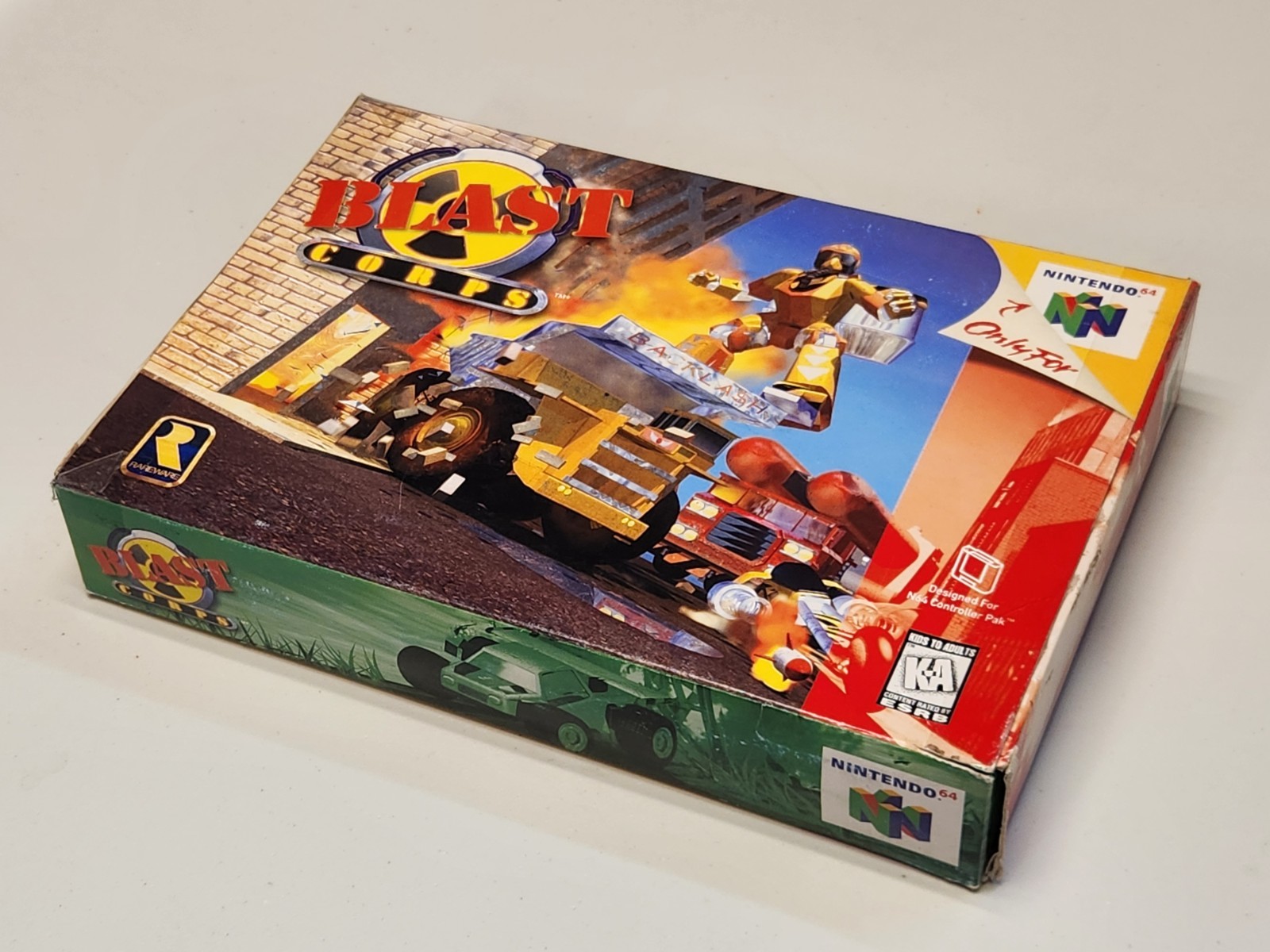 Blast Corps Nintendo N64 CIB Manual Box Authentic