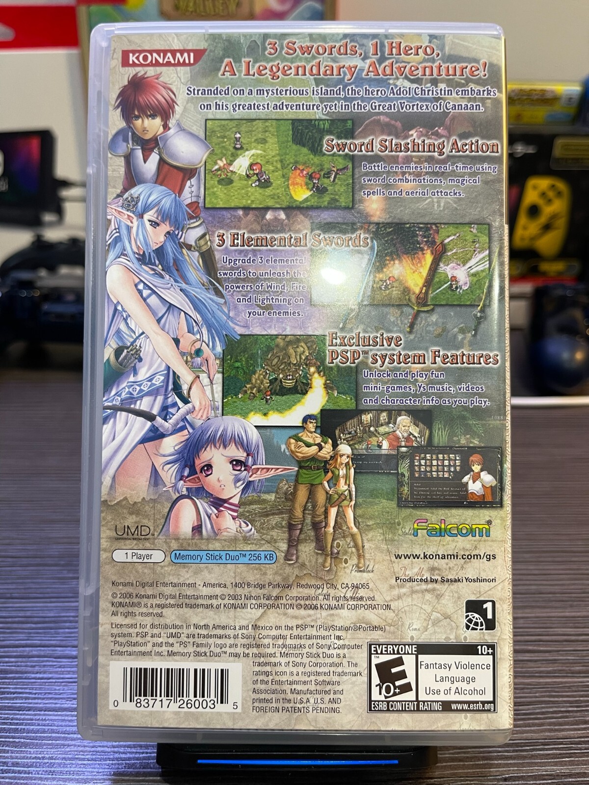 Ys: The Ark of Napishtim (Sony PSP, 2006) Like New & Complete