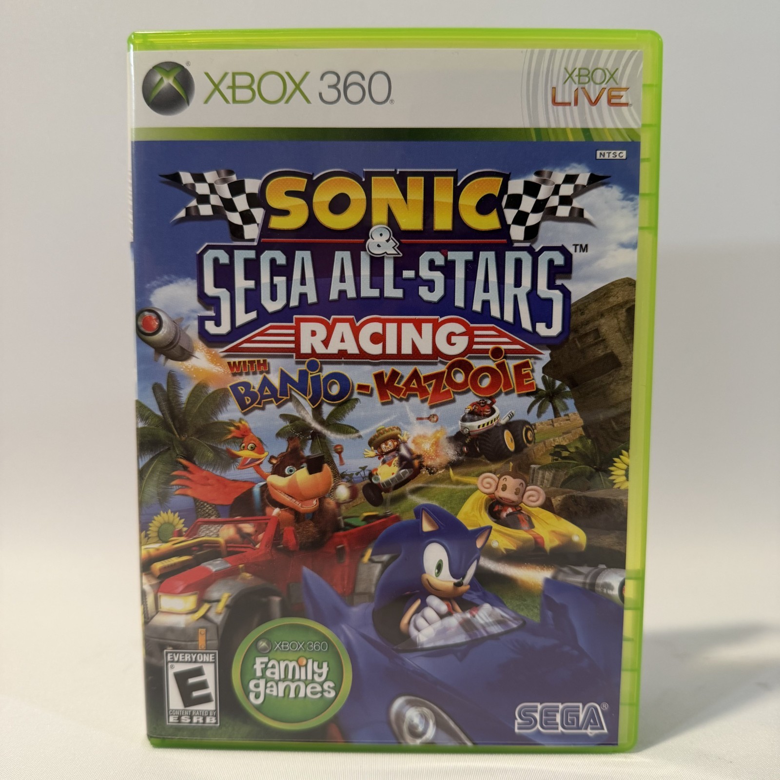 Sonic & Sega All-Stars Racing with Banjo-Kazooie Xbox 360 Video Game CIB