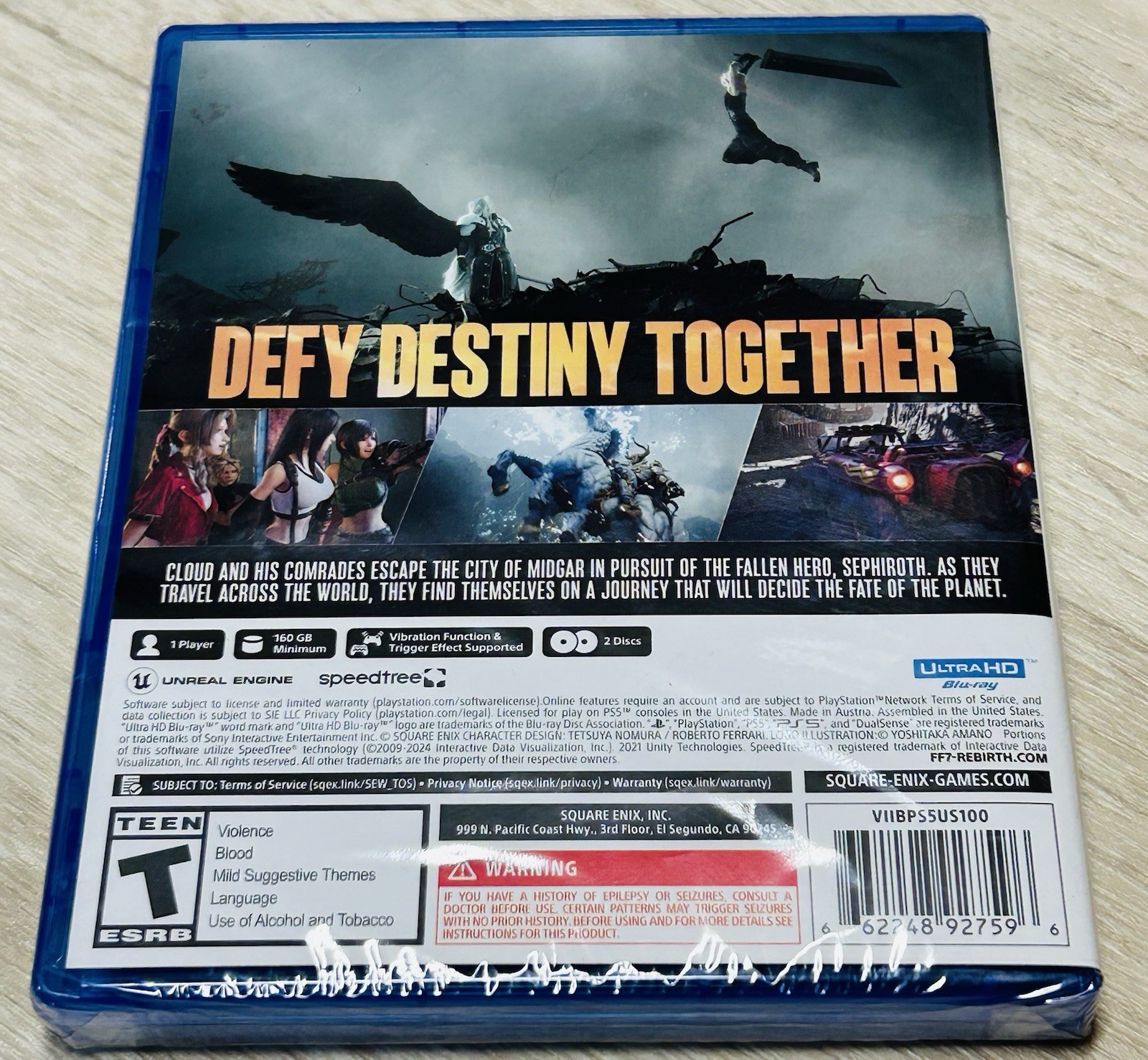 FINAL FANTASY VII FF7 REBIRTH (Sony PlayStation 5 PS5, 2024) NEW SEALED