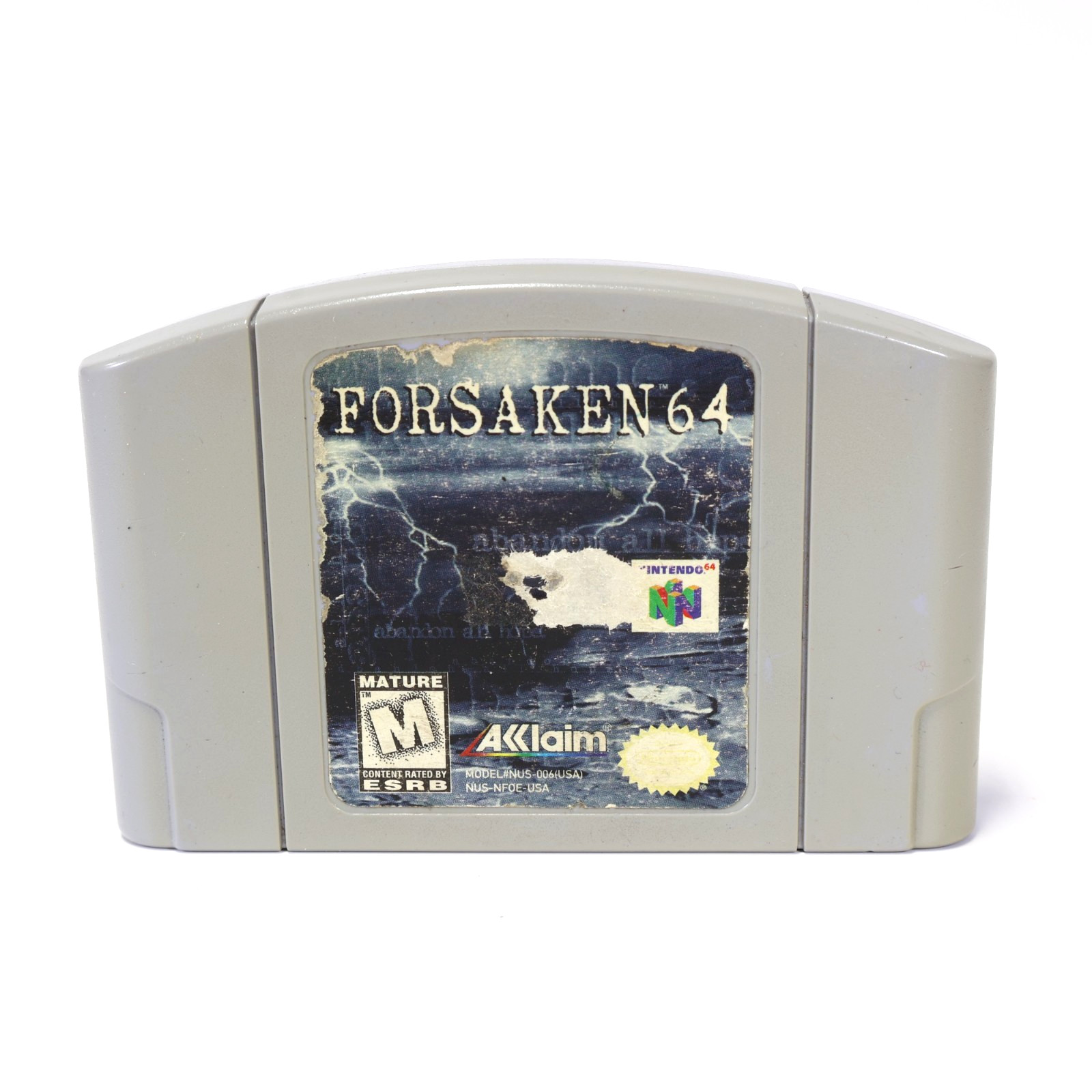 Forsaken 64 (N64) Loose Cart Only – Authentic Acceptable Cond