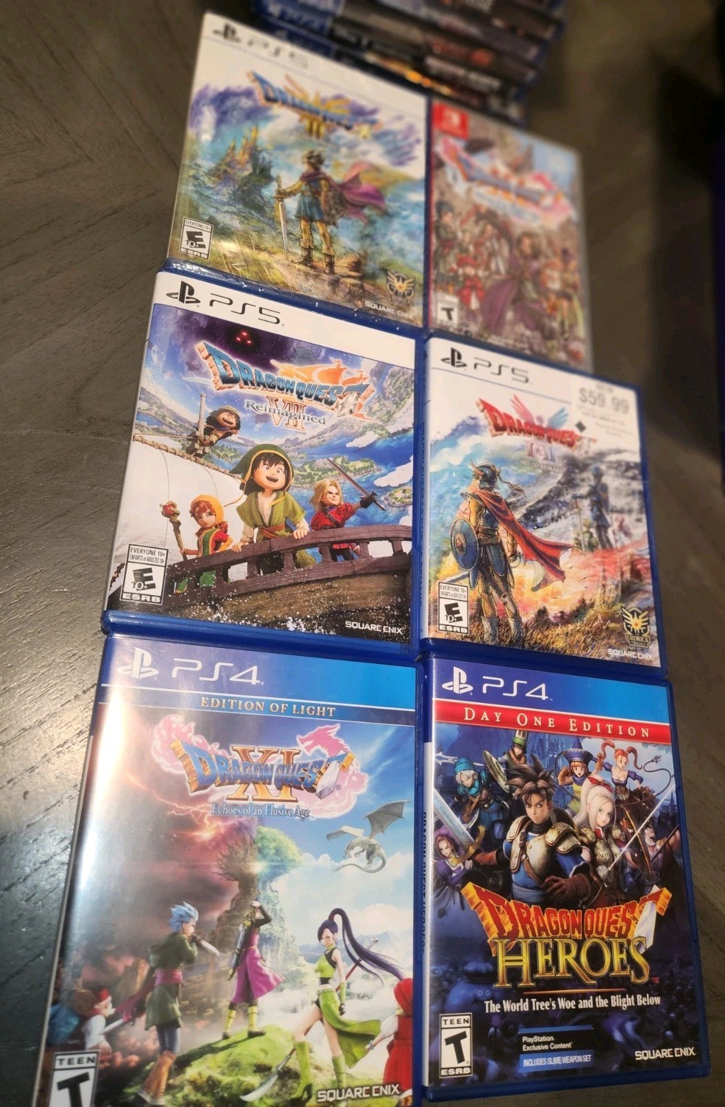 Dragon quest bundle!Sealed switch x1, ps5 DQ 3, MINT Open 1&2 V11, X1 & Heroes