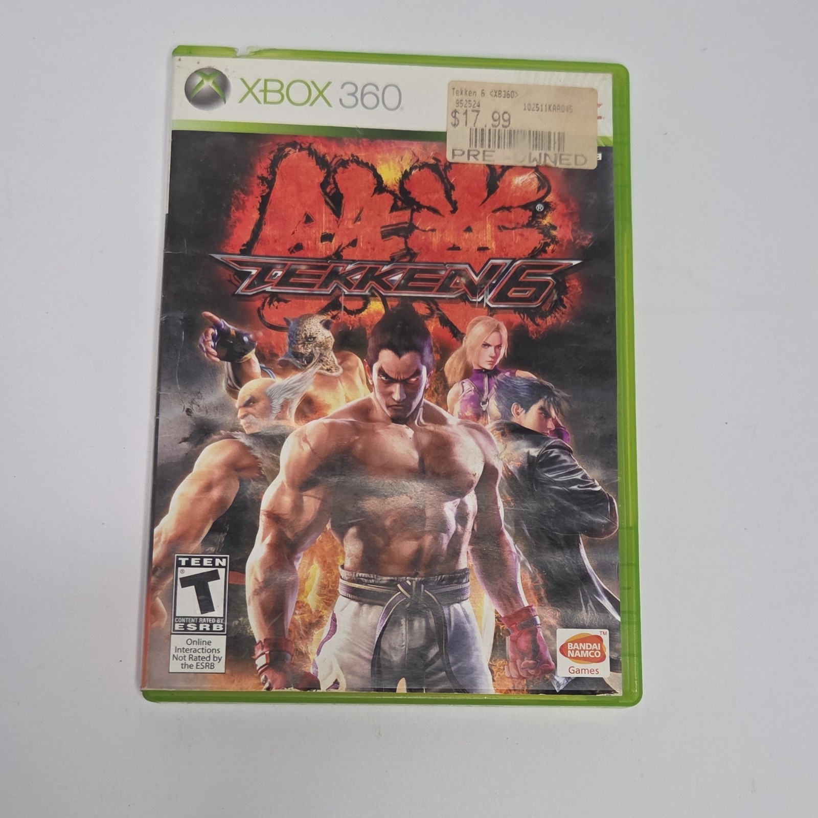 Tekken 6 Tekken Series Xbox 360 Fighting Game T-Teen Online Play Untested
