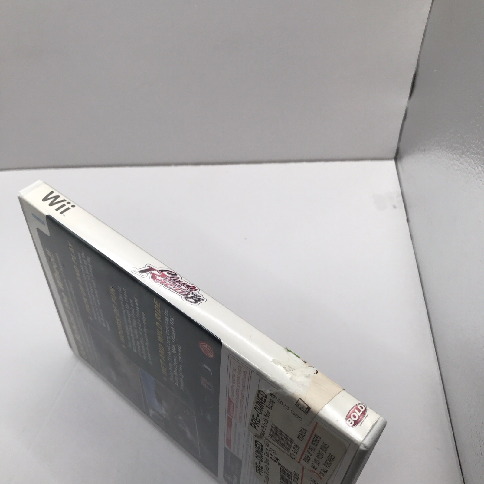 BOLD Games Classic British Motor Racing Nintendo Wii Manual E 2008 NTSC