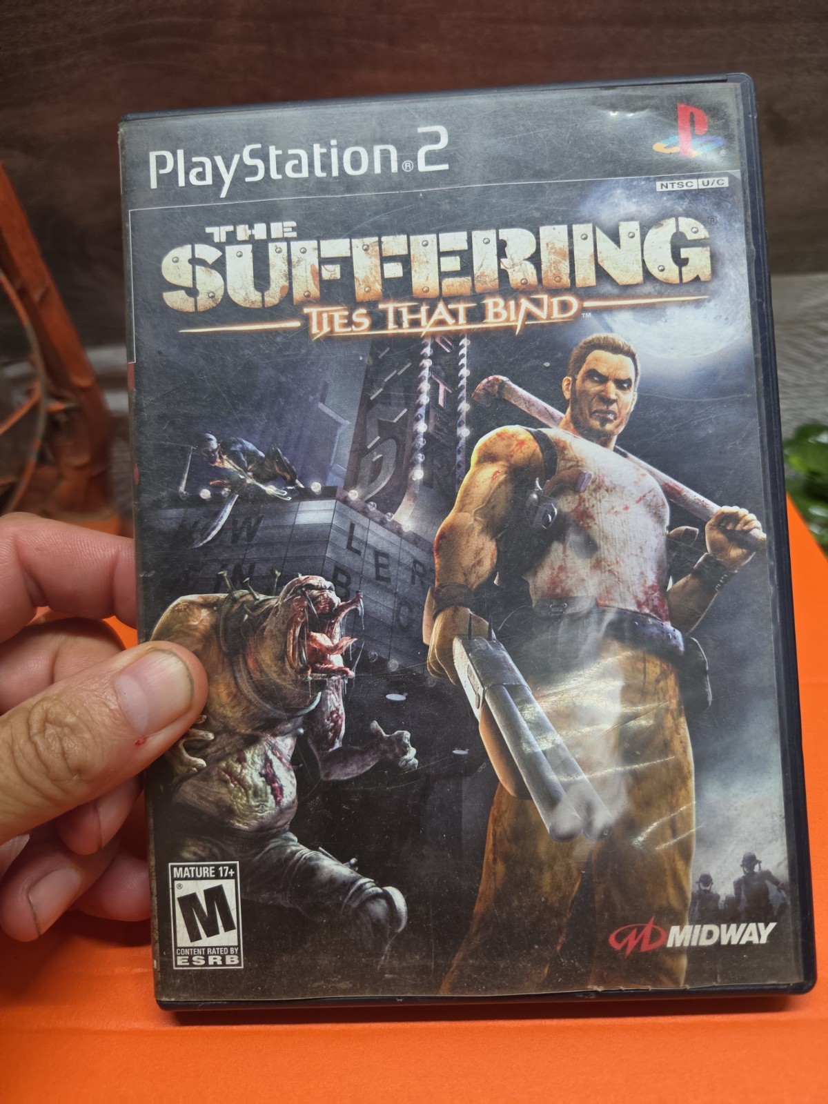 The Suffering Ties That Bind PS2 PlayStation 2 NO MANUAL TESTED PICS