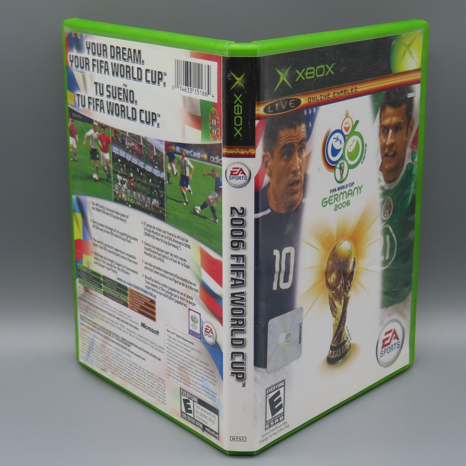 2006 FIFA World Cup Germany Microsoft Xbox Video Game EA Sports NTSC Live Online