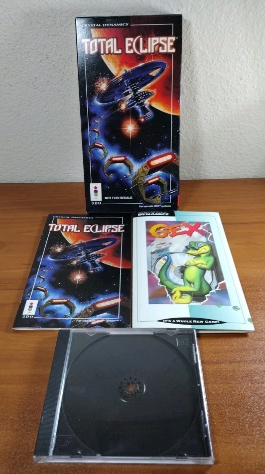 Total Eclipse (Panasonic 3DO, 1993) Longbox Near CIB (No Disc or RegCard) NM Box