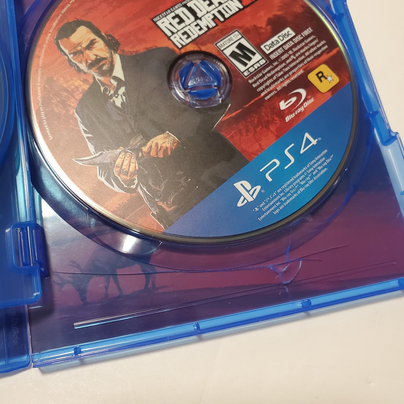 RED DEAD REDEMPTION 2 – Sony PlayStation 4 PS4 Complete W/ Map 2018 READ DESCRIP