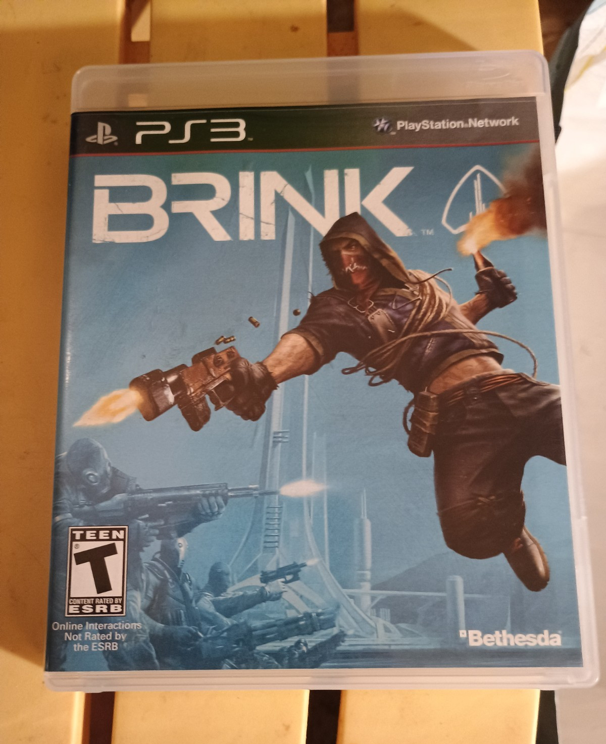 Bethesda Brink PS3 Shooter T Teen Online Playability Sony PlayStation 3 Game