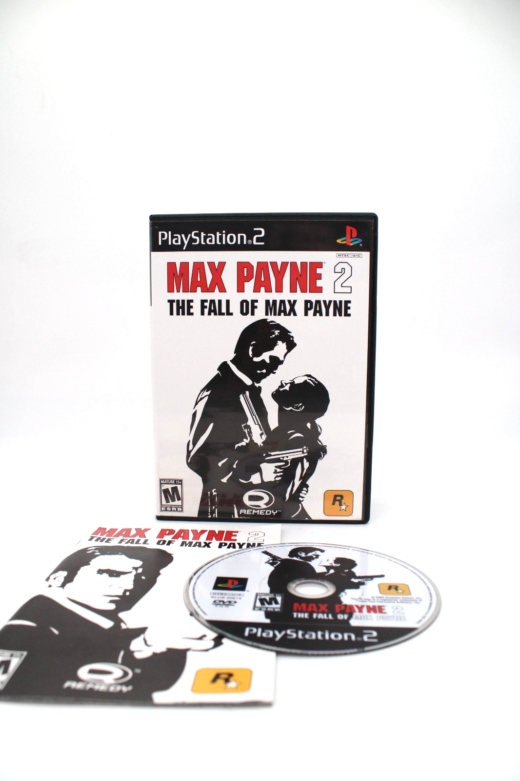 Refurbished PS2 Max Payne 2 The Fall of Max Payne Complete CIB Excellent Mint BL