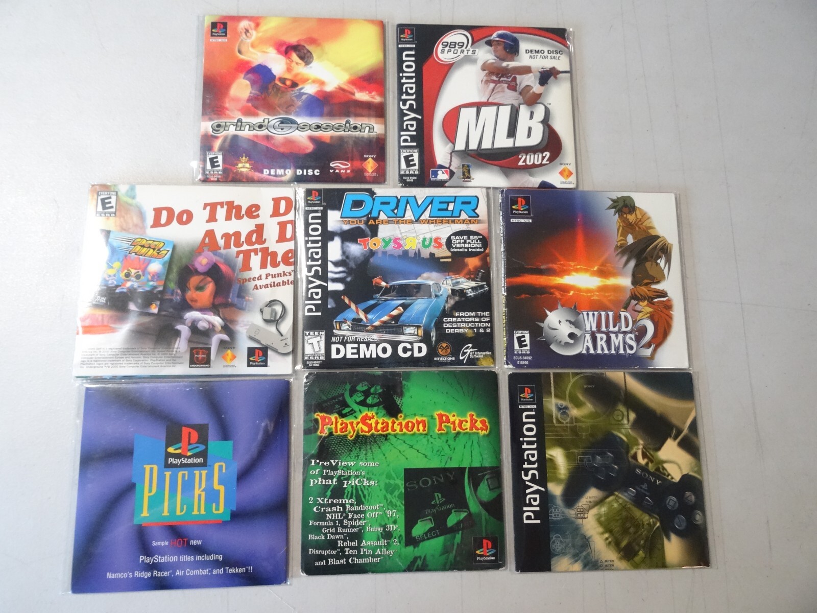 Lot OF 8 – Playstation 1 PS1 Magazine Demo Discs Underground . CIB ALL COVERS