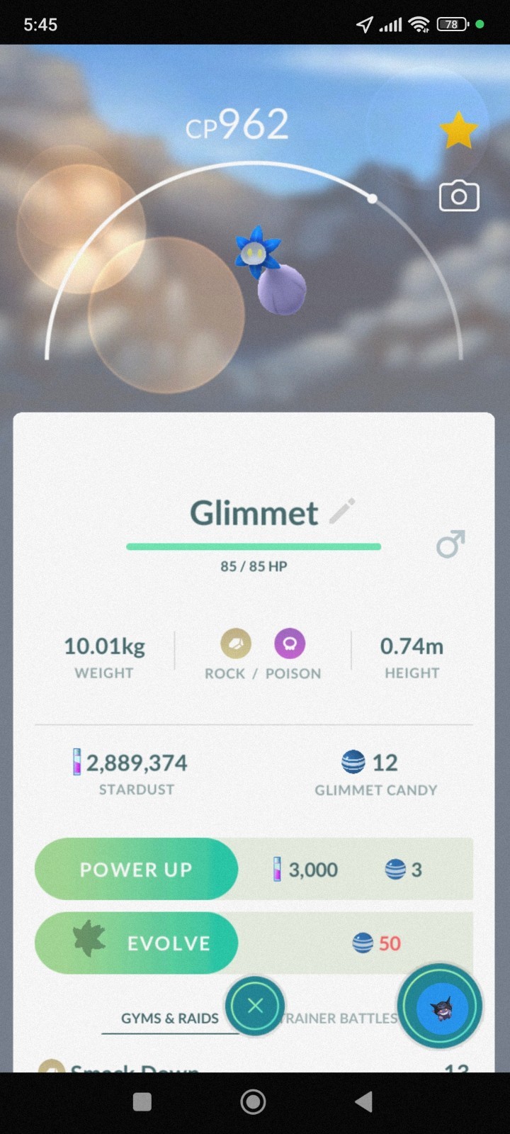 Pokemon Glimmet go Fast Trade⚡