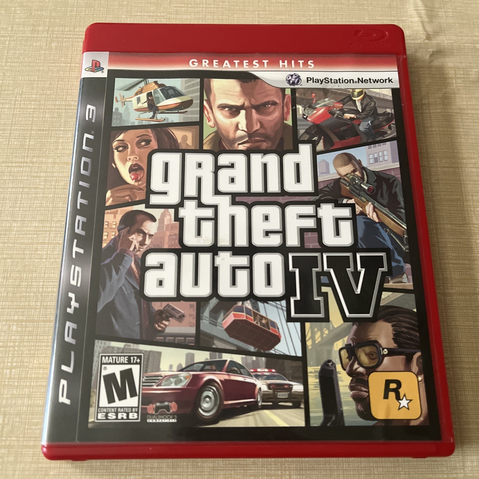 Grand Theft Auto IV Sony PlayStation 3 M Mature Video Game UEC