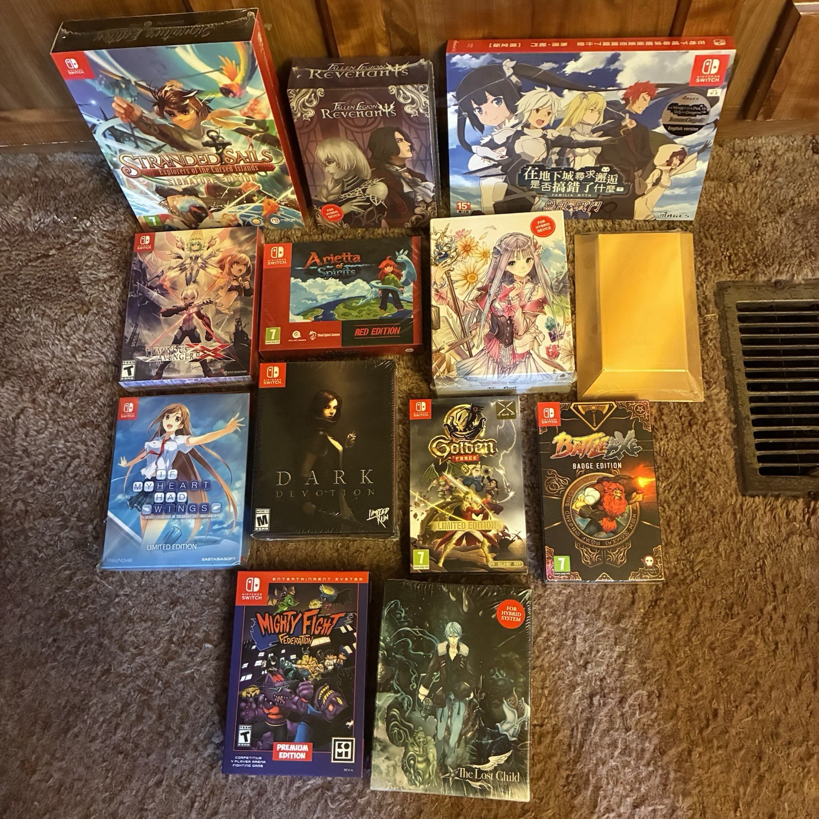 Video Game Lot Switch Limited Edition RPGS