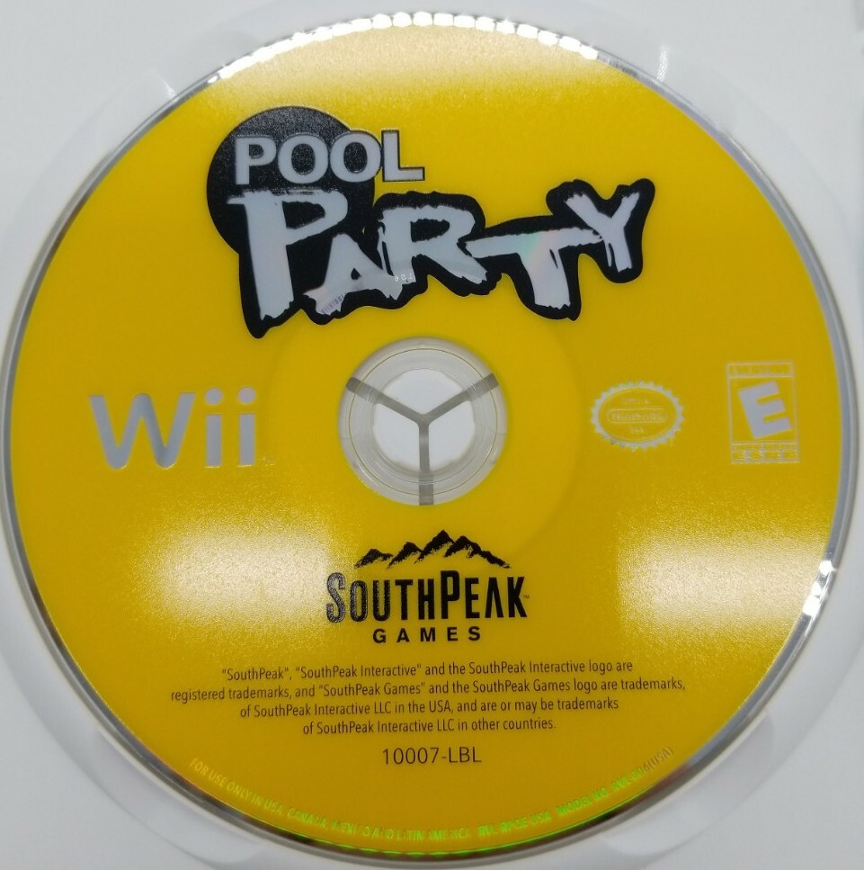 Pool Party (Nintendo Wii, 2007) Billiards Game SouthPeak Interactive Complete
