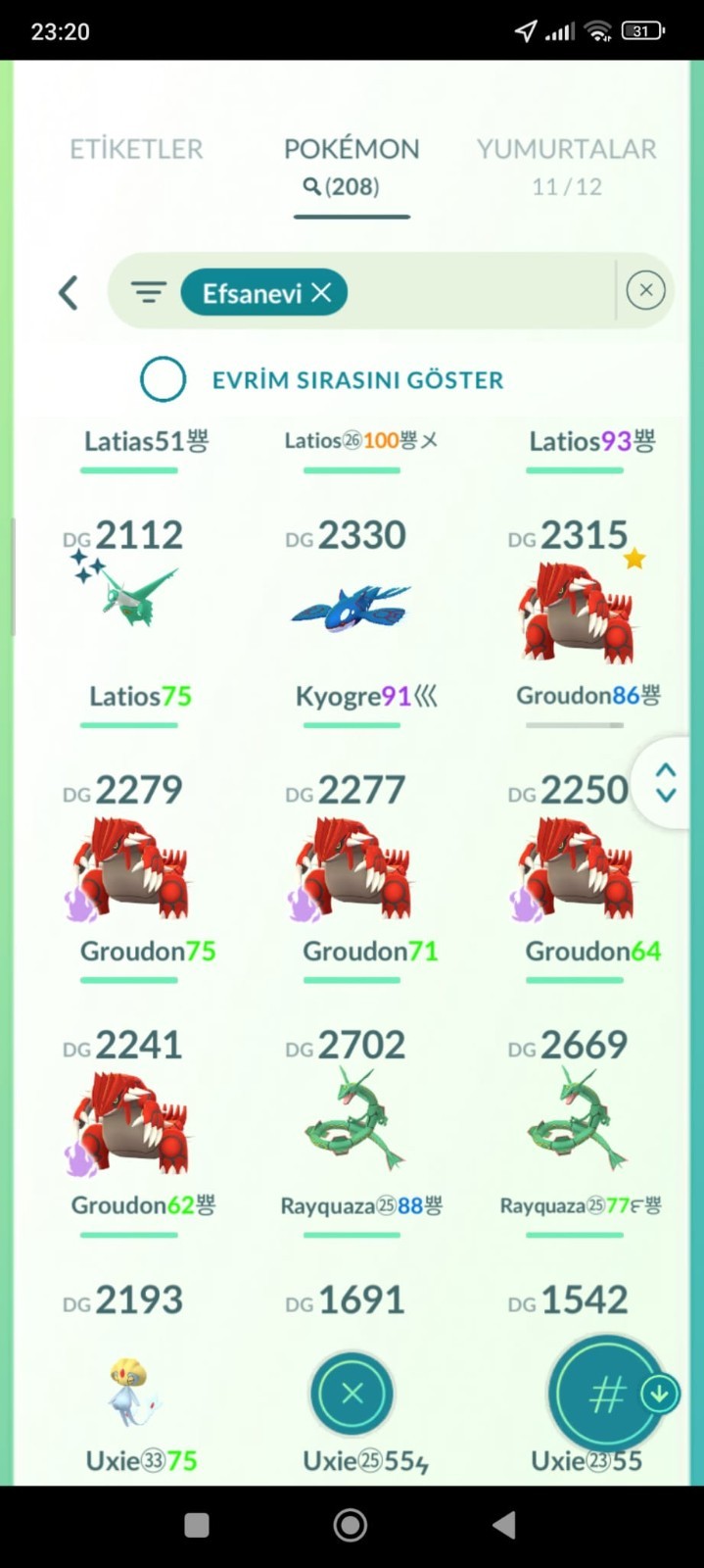 Pokémon Go level 72 lvl – 2016