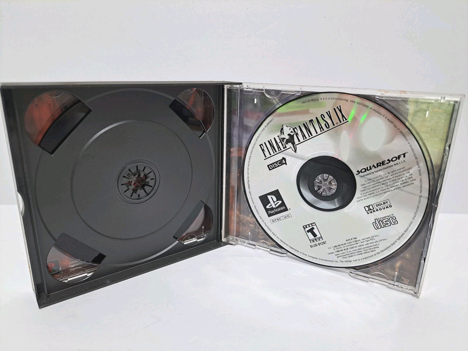 Squaresoft Final Fantasy IX Sony PlayStation 1 Manual 3 Discs Only