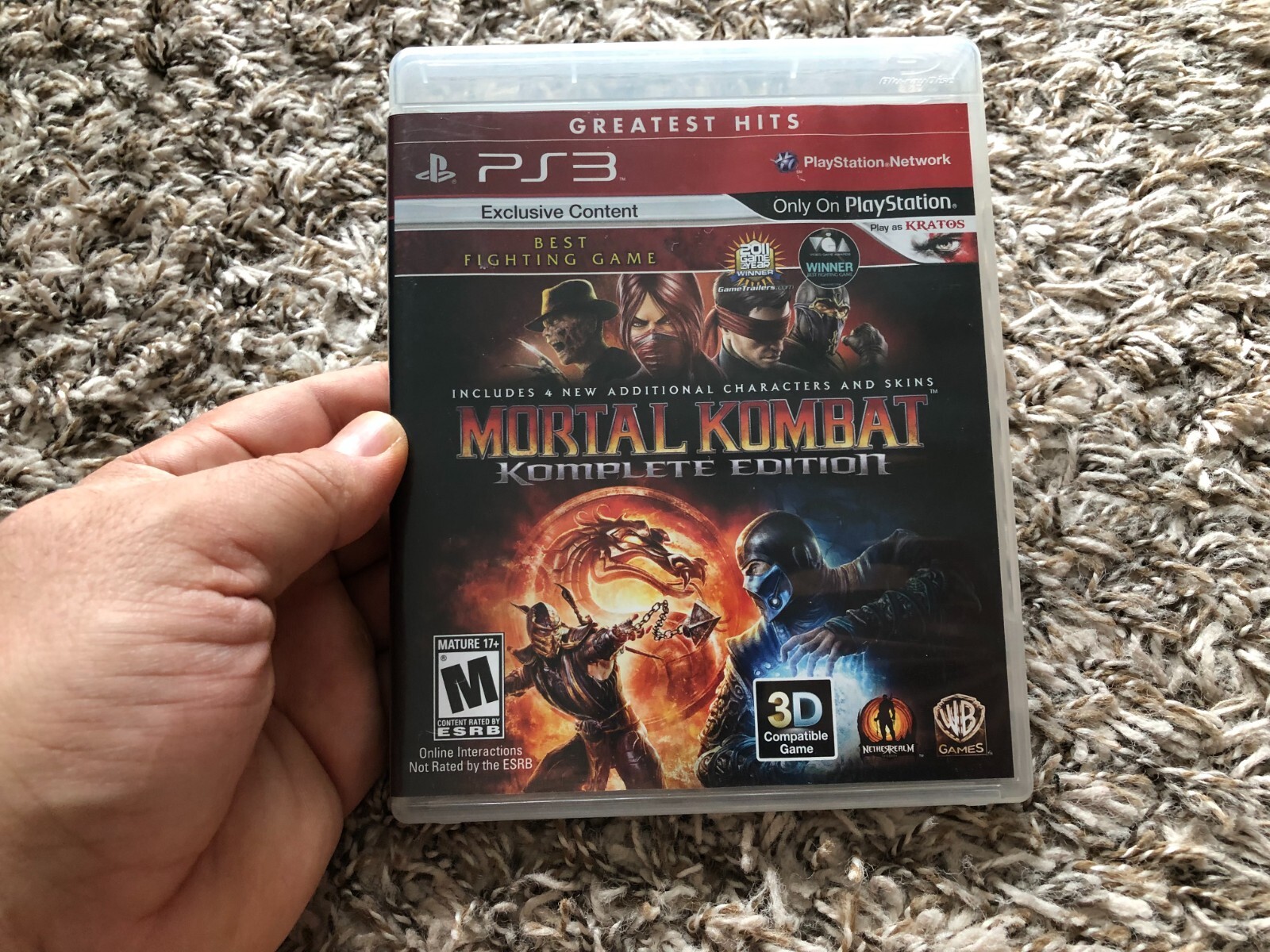 Mortal Kombat: Komplete Edition (PlayStation 3, 2012) CiB W/ Reg Card Tested