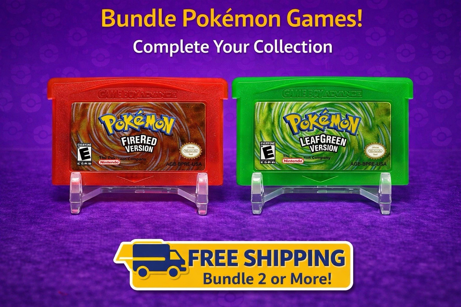 Pokemon Leaf Green GBA [Authentic – Save Tested] Gameboy Advance Cartridge Only