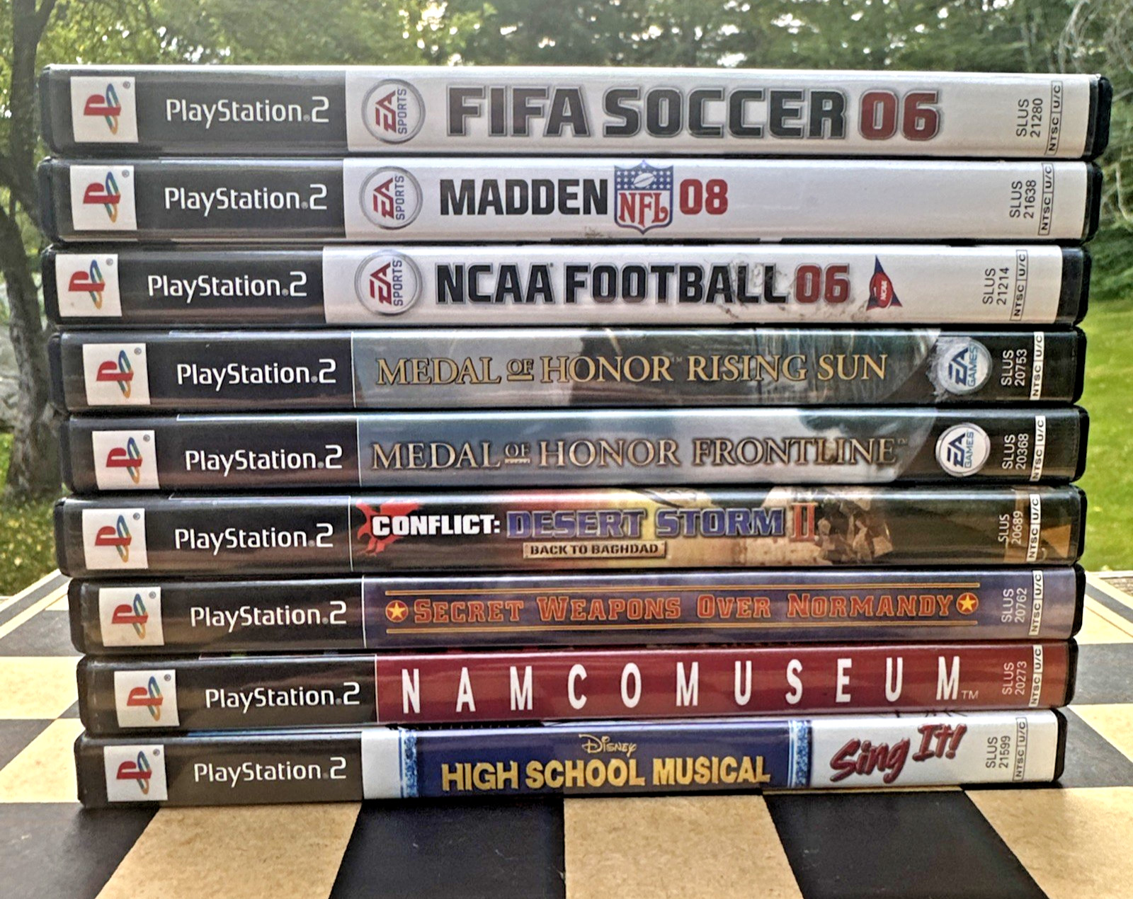 Mixed Lot Of 9 (PlayStation 2) Black Label Games CIB