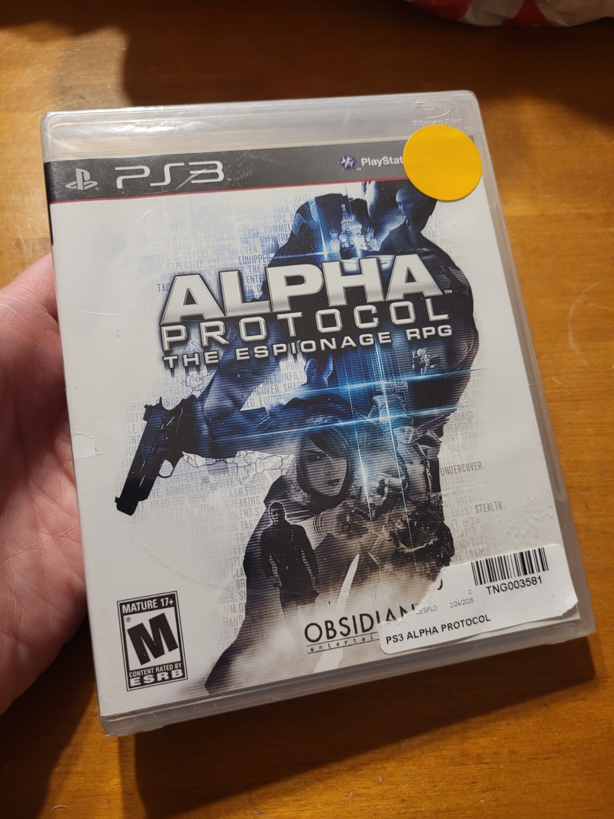 Playstation 3 PS3 Alpha Protocol The Espionage RPG READ