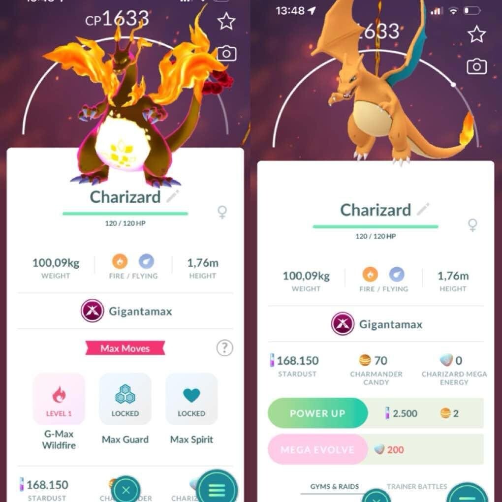 Pokémon–Go–NON-SHINY-Gigantamax/Dynamax–Trade-Registered–20K-Stardust