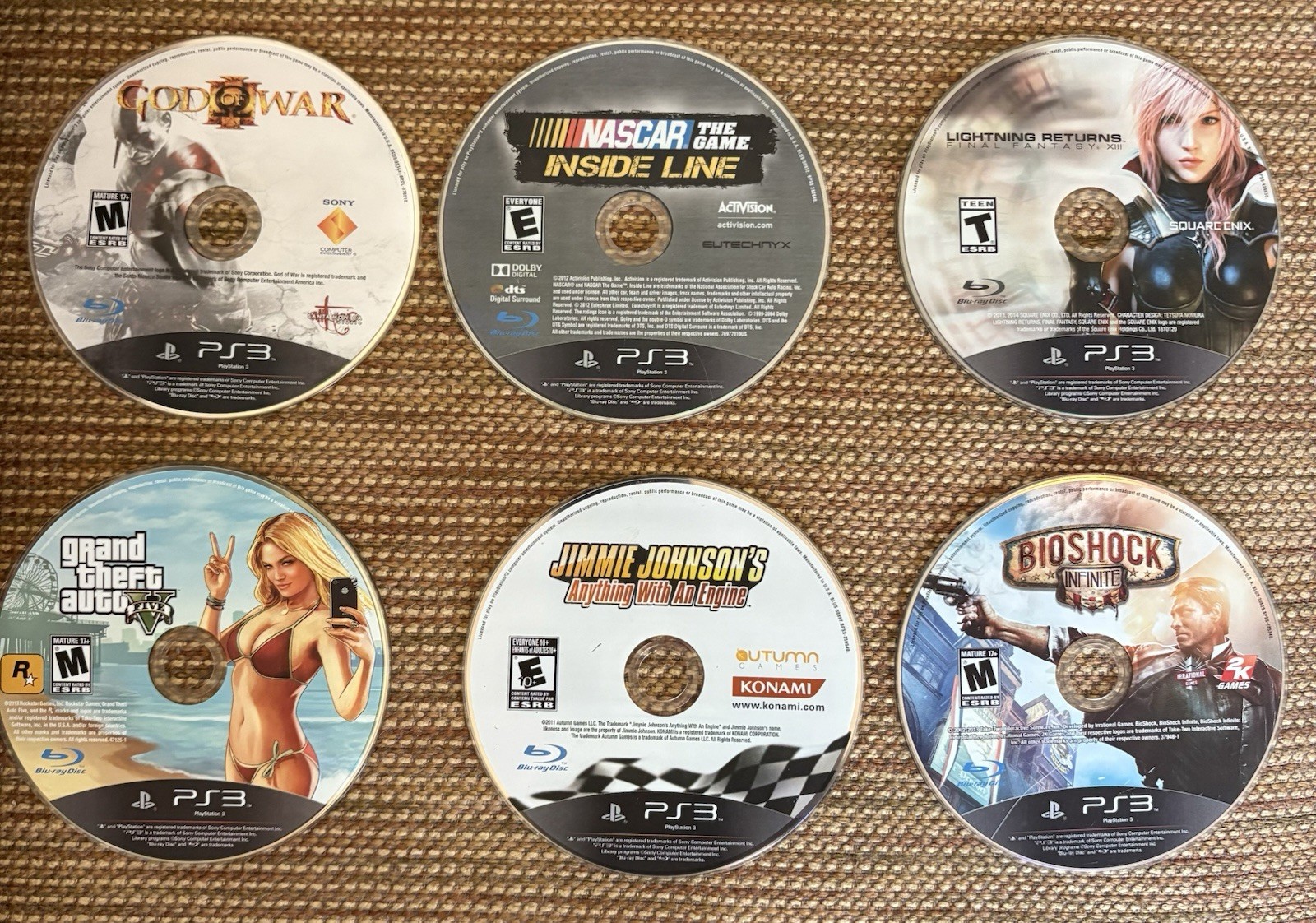Ps3 Games (God of War III, GTA V, Bioshock Infinite, Etc.)