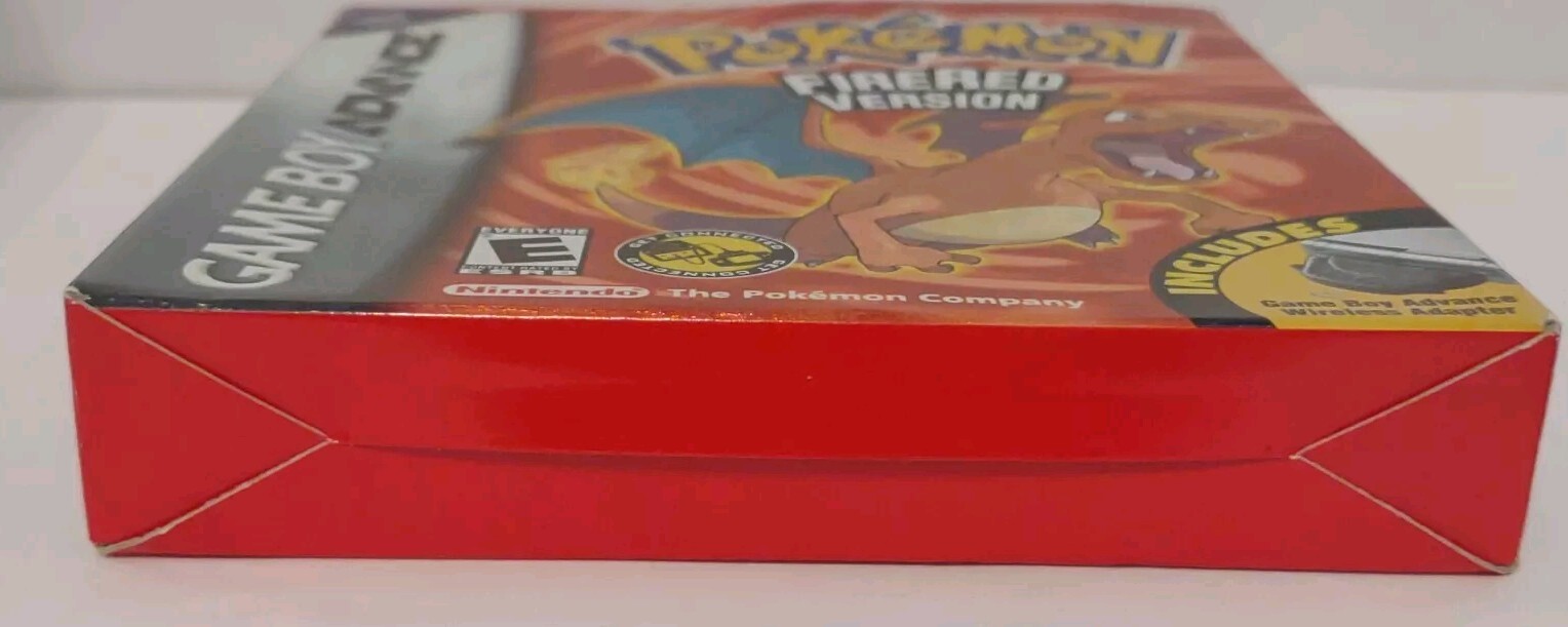 Pokemon FireRed Version GameBoy Advance AUTHENTIC Adapter No Manual 2004 Tested
