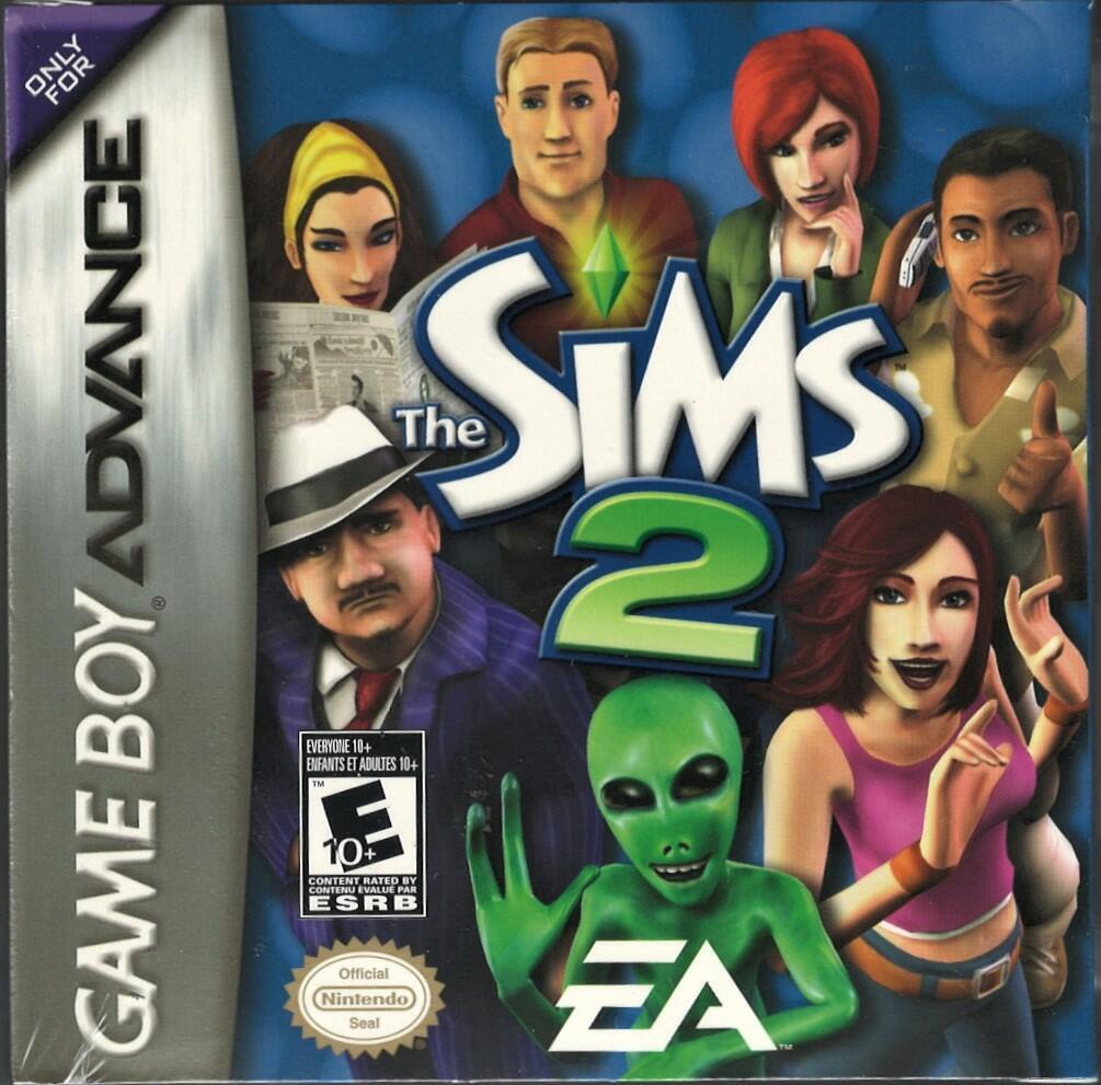 Sims 2 GBA (Brand New Factory Sealed US Version) Game Boy Advance