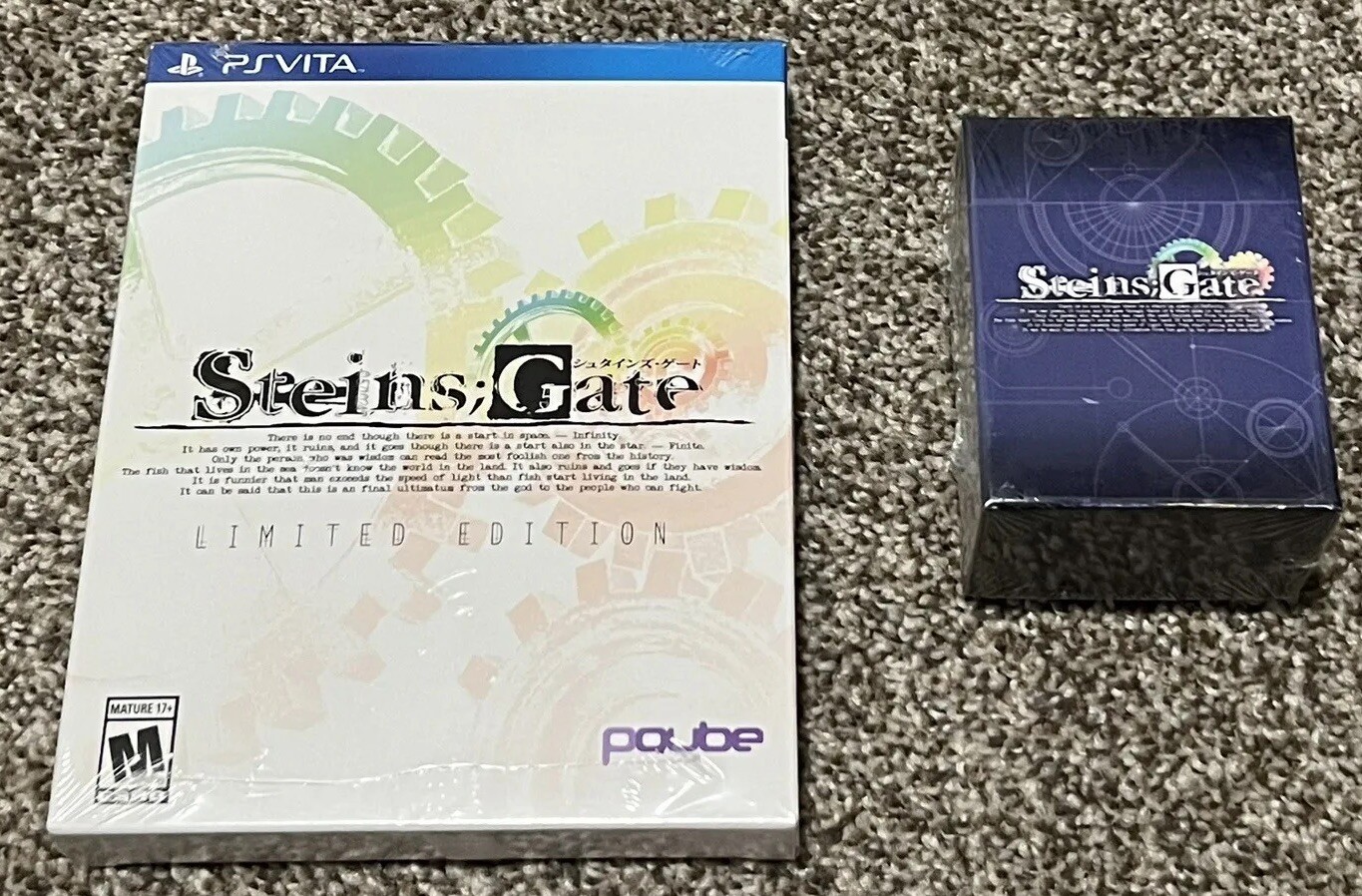 Steins;Gate PlayStation Vita El Psy Kongroo Edition SEALED PSV Limited Poster