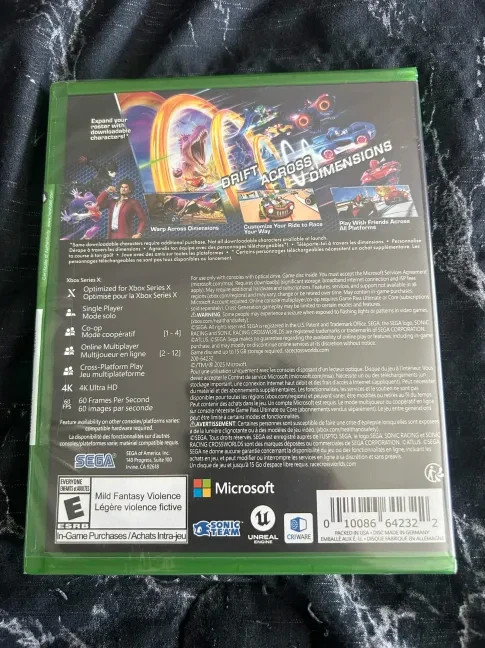 Sonic Racing: CrossWorlds Launch Edition – Microsoft Xbox Series X|S