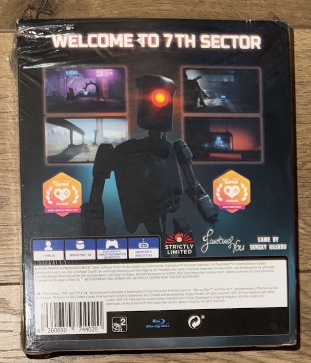 7th SECTOR PS4 Strictly Limited Games – Open Box