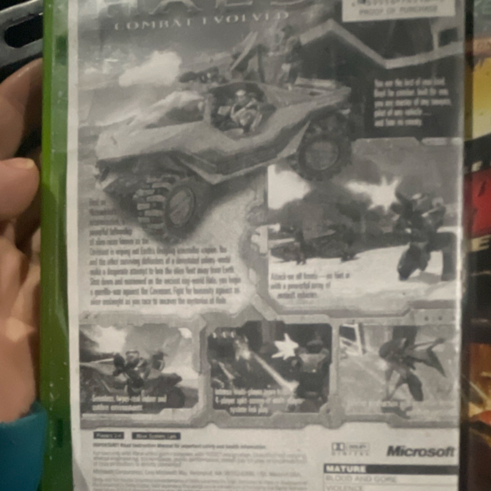 Bungie Halo: Combat Evolved Xbox Shooter Multiplayer Manual M NTSC-U/C