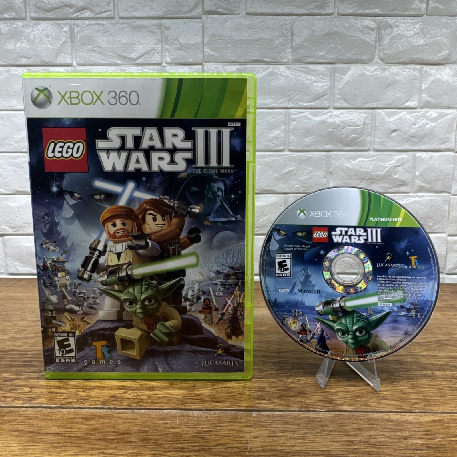 LEGO Star Wars III: The Clone Wars (Xbox 360 2011) Refurbished 1 Yr Warranty