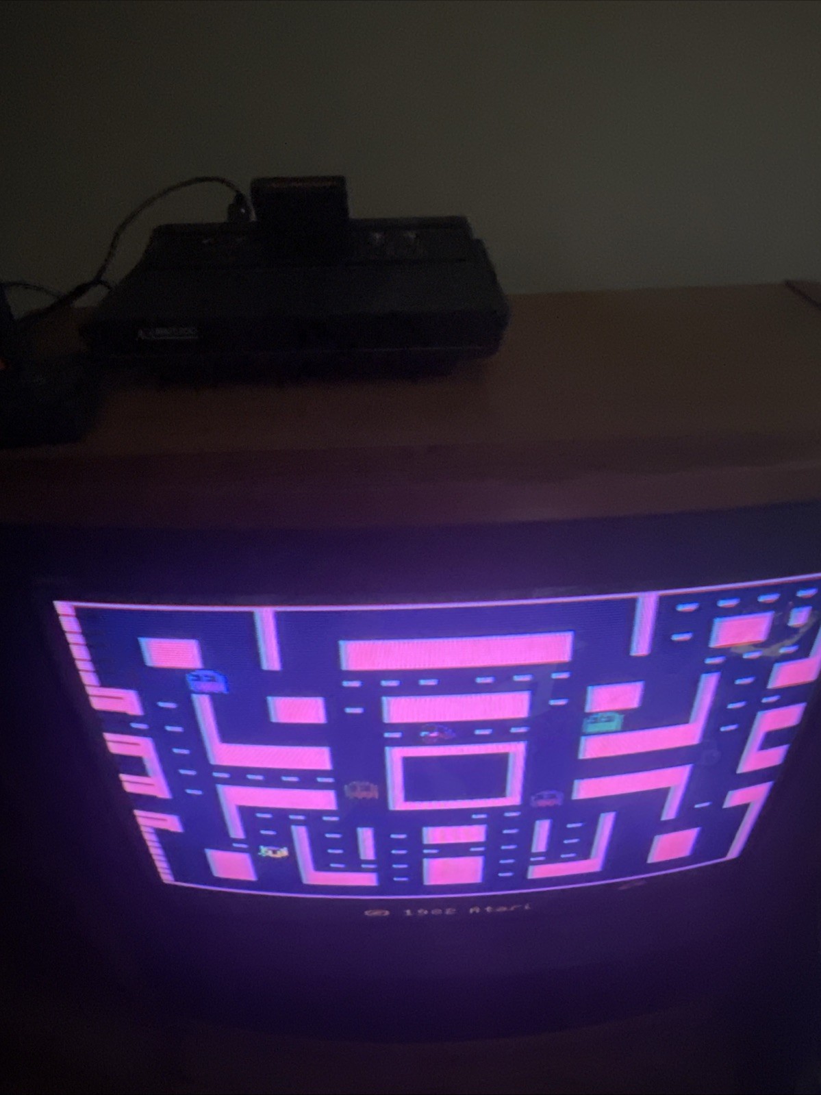 Atari, Inc. Ms. Pac-Man Atari 2600 Video Game Cartridge Pac-Man See Work Read