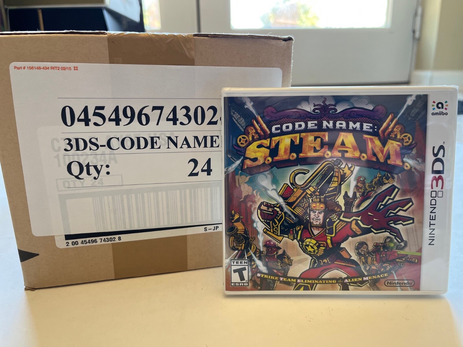 Code Name S.T.E.A.M. (Nintendo 3DS, 2015) STEAM 3DS New Factory Sealed OOP