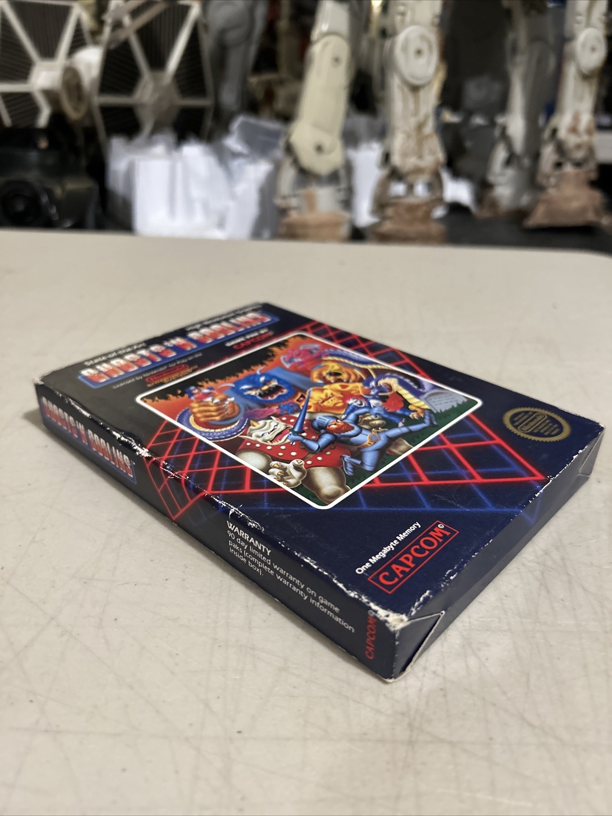 Ghosts ‘n Goblins Hangtab Five Screw Nes Regular Nintendo Game Boxed