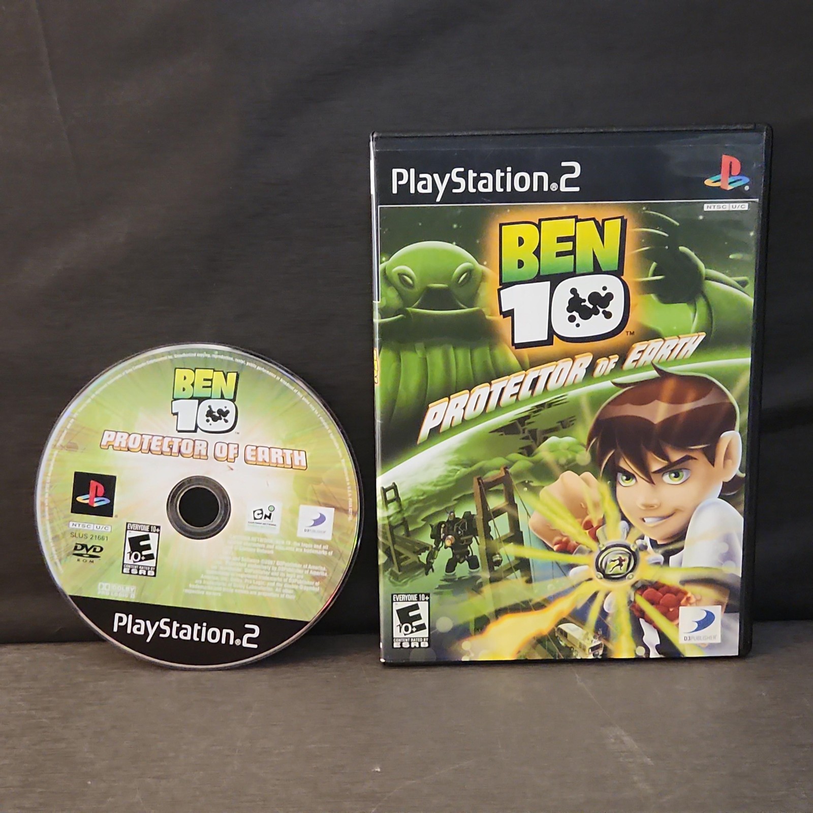 Ben 10 Protector Of Earth PlayStation 2 PS2 Game E10+ D3publisher NTSC-U/C 2007