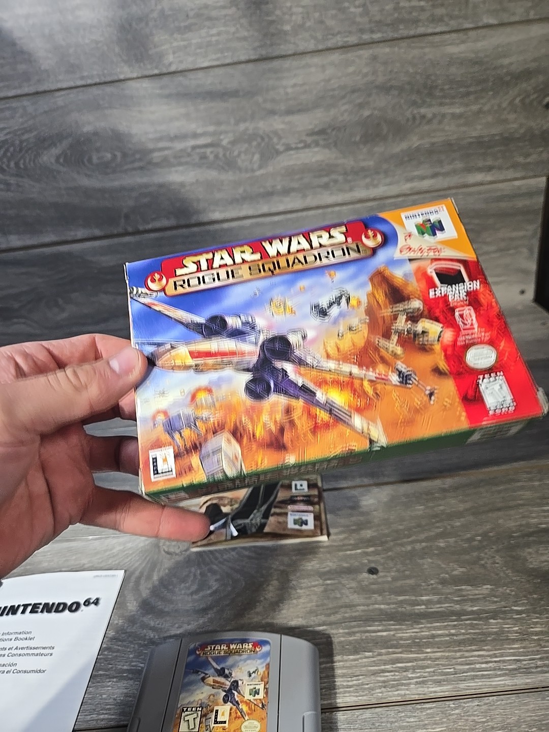 Star Wars: Rogue Squadron (64, 1998) CIB 🌟 [GREAT BOX] – Complete In Box