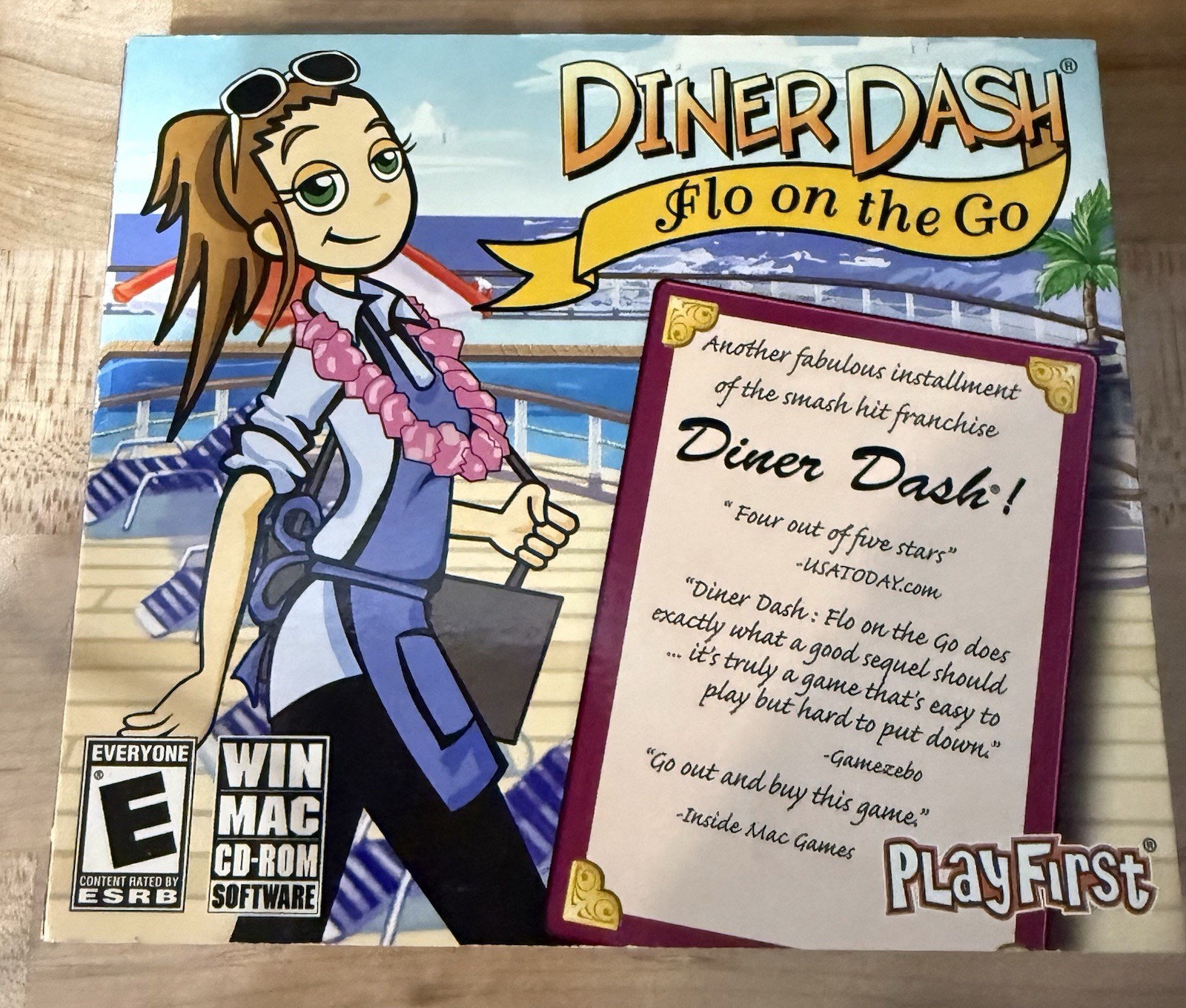 Diner Dash: Flo on the Go CD-ROM Game By PlayFirst. PC/MAC