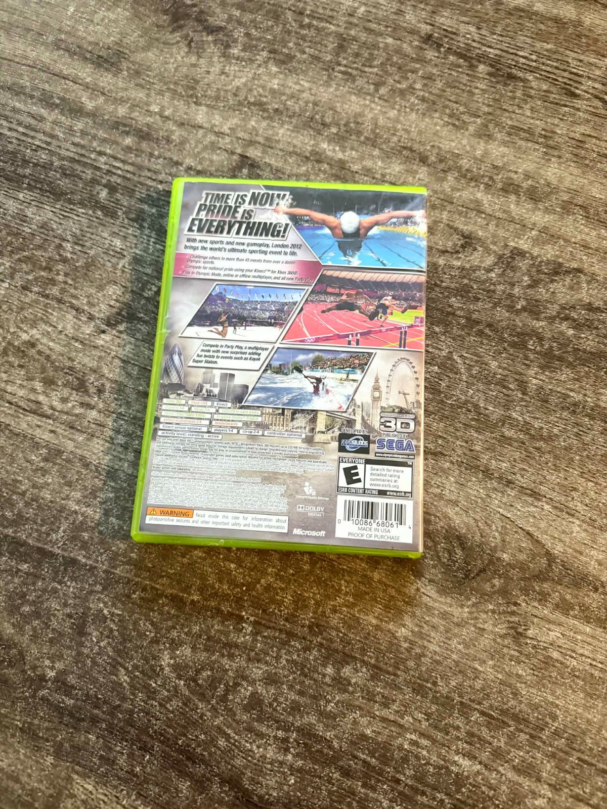 London 2012 Olympics (Microsoft Xbox 360, 2012) COMPLETE! Tested & Working!